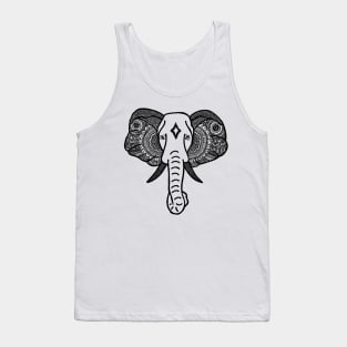 Elephant (Design on Front) Tank Top